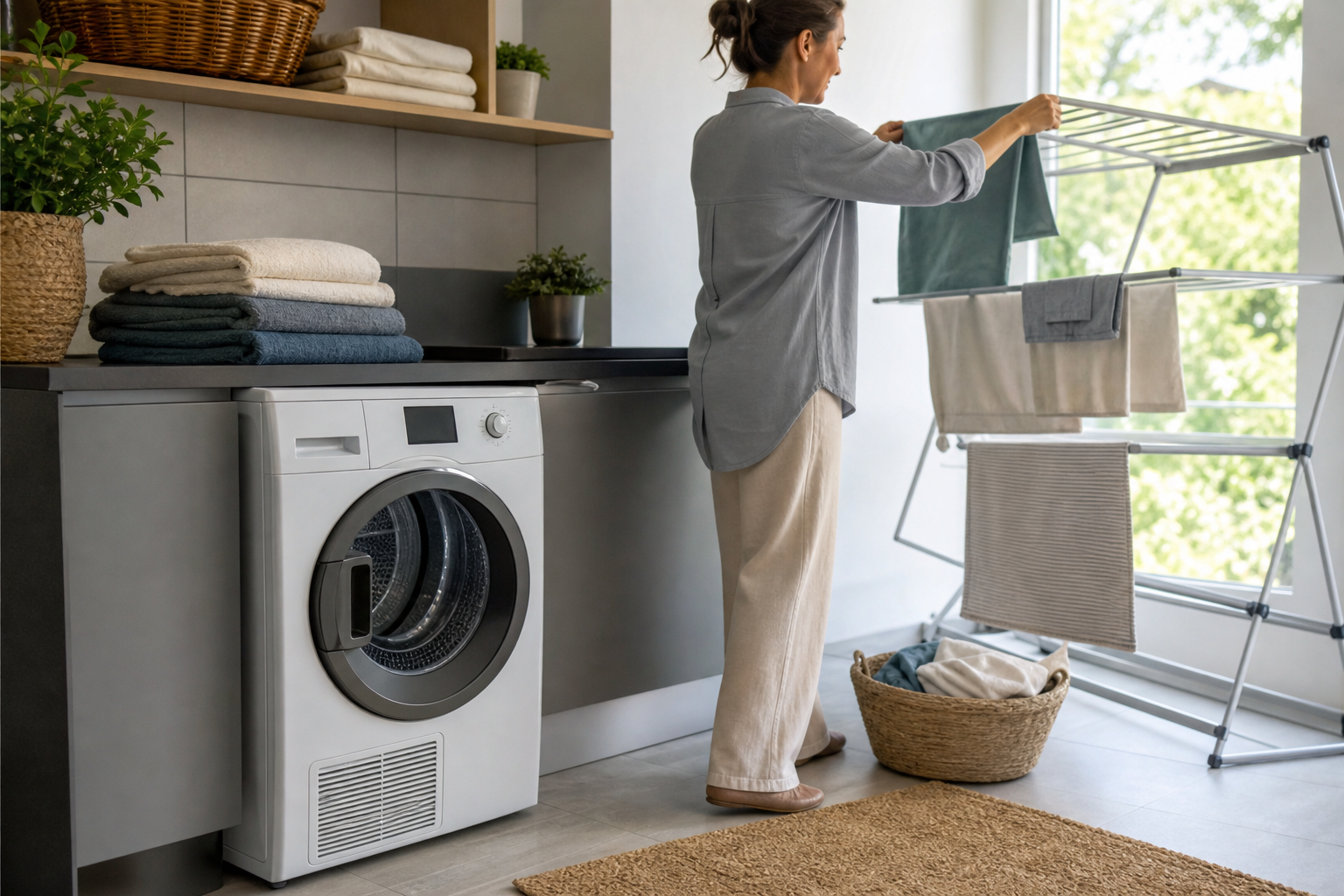 Cómo reducir el consumo de la secadora sin renunciar a ropa seca