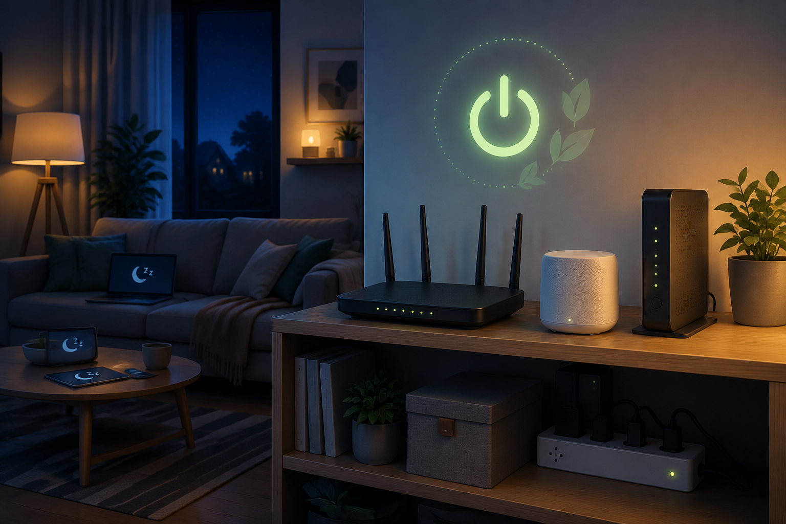 Cómo ahorrar energía con el router y la red Wi‑Fi de casa