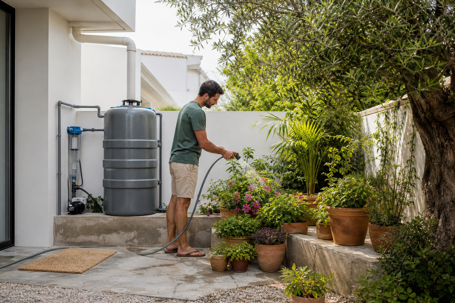 Cómo reutilizar aguas grises en casa sin meterte en obras imposibles