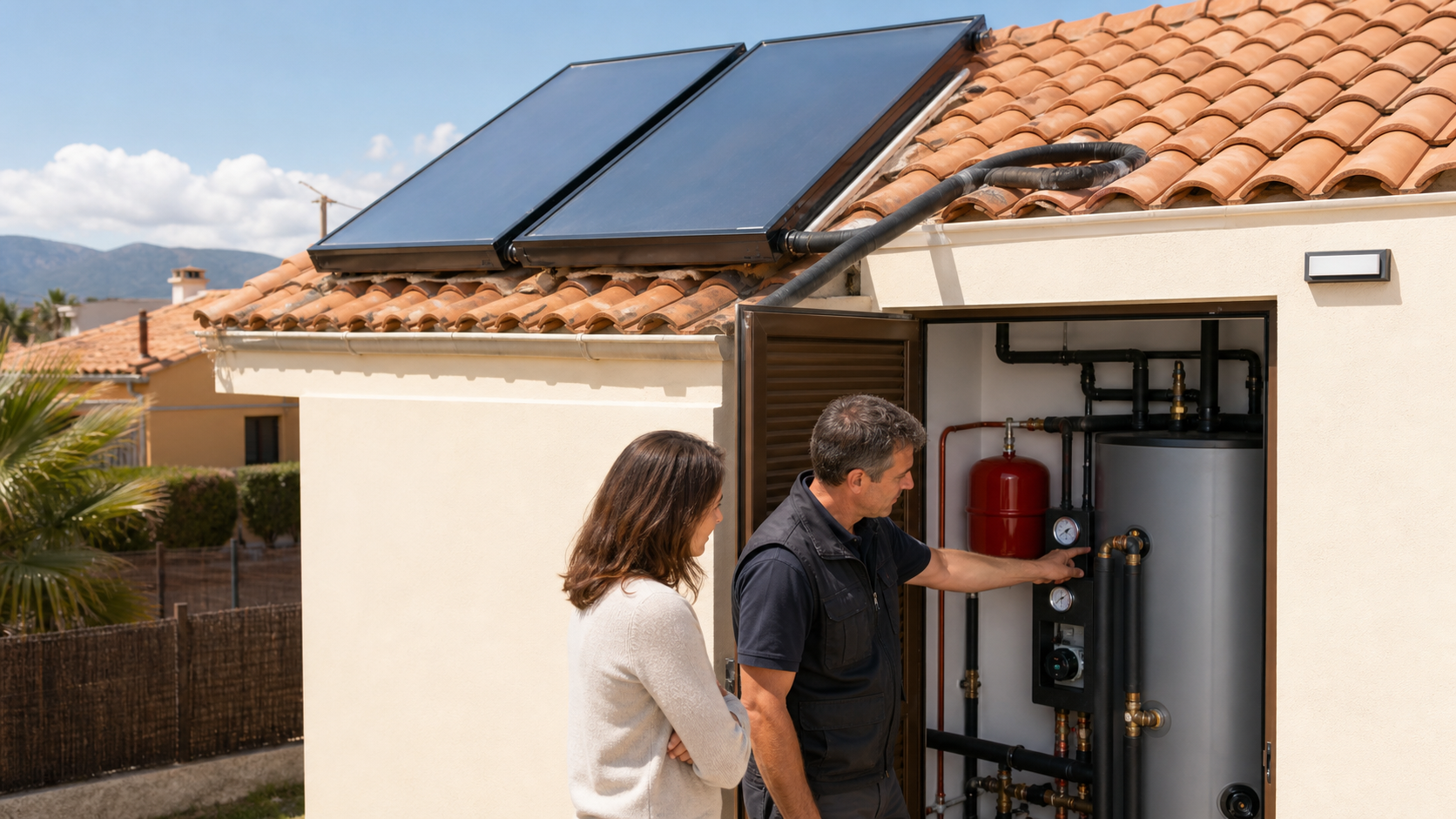 Agua caliente sanitaria solar: funcionamiento, costes y mantenimiento
